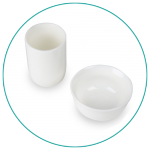Classic White Porcelain Aroma Cup set