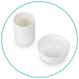 Classic White Porcelain Aroma Cup set