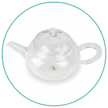 Clear Glass Teapot For Flowering Tea