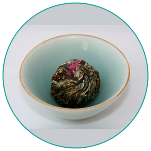 Flowering Tea No 1 dry leaf ball