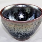 Jian Zhan 5 elements clay tea cup Metal side on