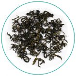 China Green Bi Luo Chun dry tea leaves