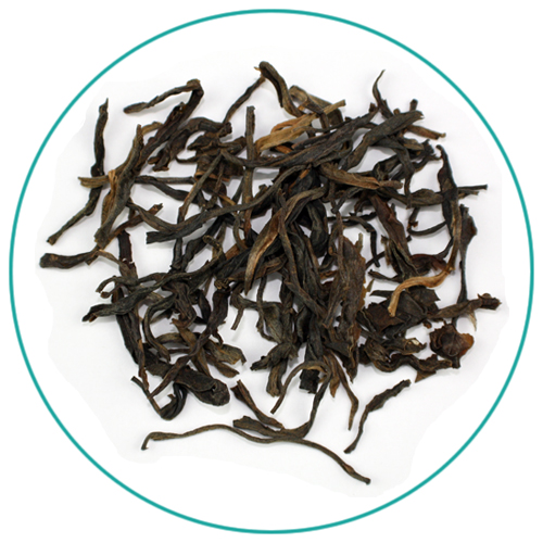 China Puerh Bu Lang dry tea leaves