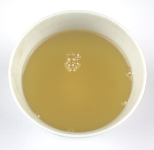 China Green Lu'An Gua Pian tea liquor