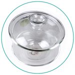 Clear Glass Gaiwan Teaware