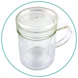 Clear-glass-teacup Heat resistant clear glass tea cup