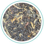 China Black Dian Hong Tea back of tea cake