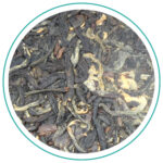 China Black Dian Hong front of tea cake