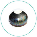Peacock cup bottom side