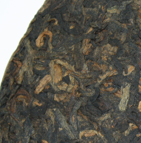 China Bulang Ripe Puerh front close up