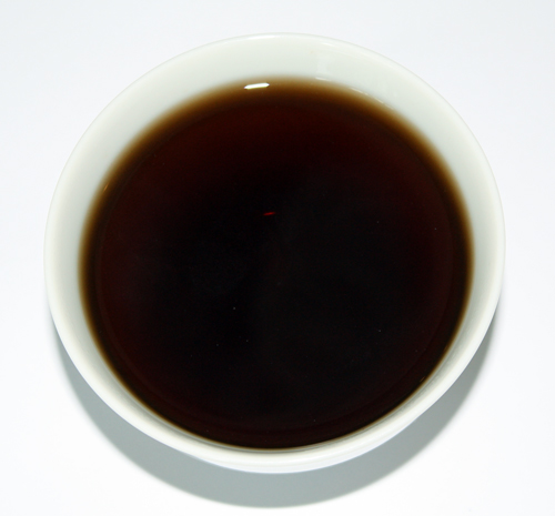 China Bulang Ripe Puerh tea liquor