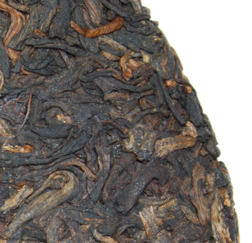 China Menghai Ripe Puerh back close up