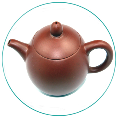 Yixing LongDan clay Teapot top