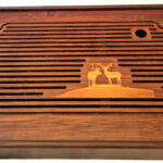 Tea Table chapan deer design top